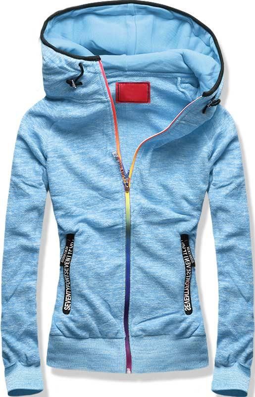 Baby blue mikina D398