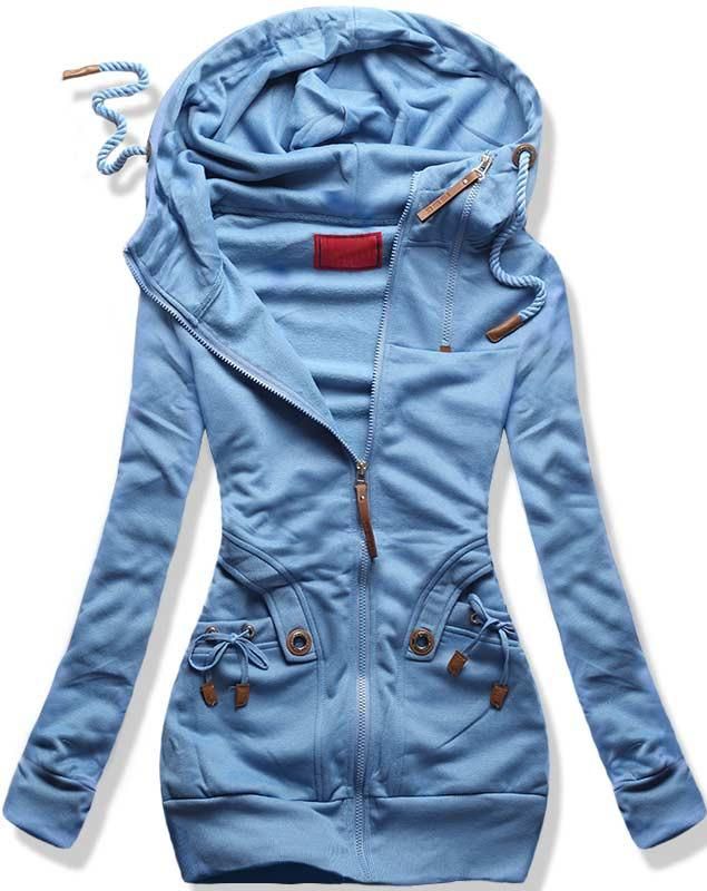 Baby blue mikina D407