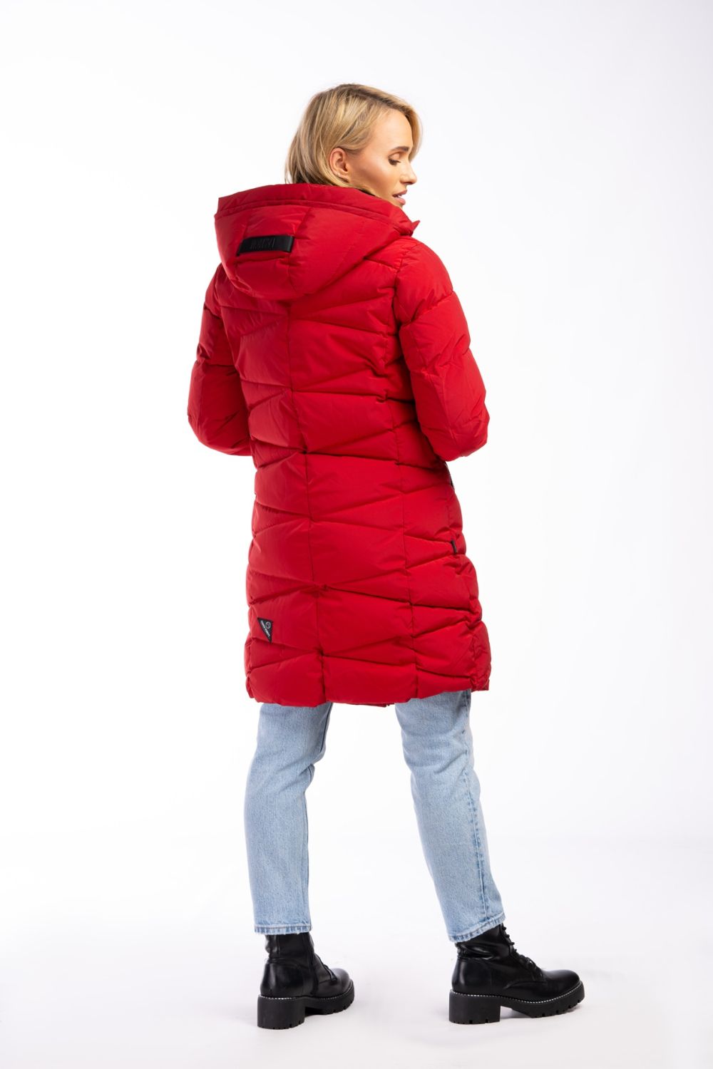 Extra teplá zimní bunda s plyšem tmavě modrá/šedá