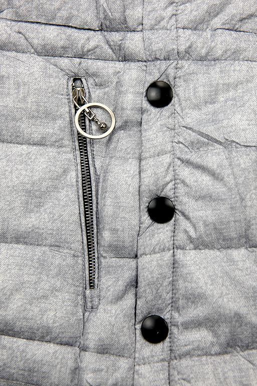 Světle šedá lehká jarní bunda