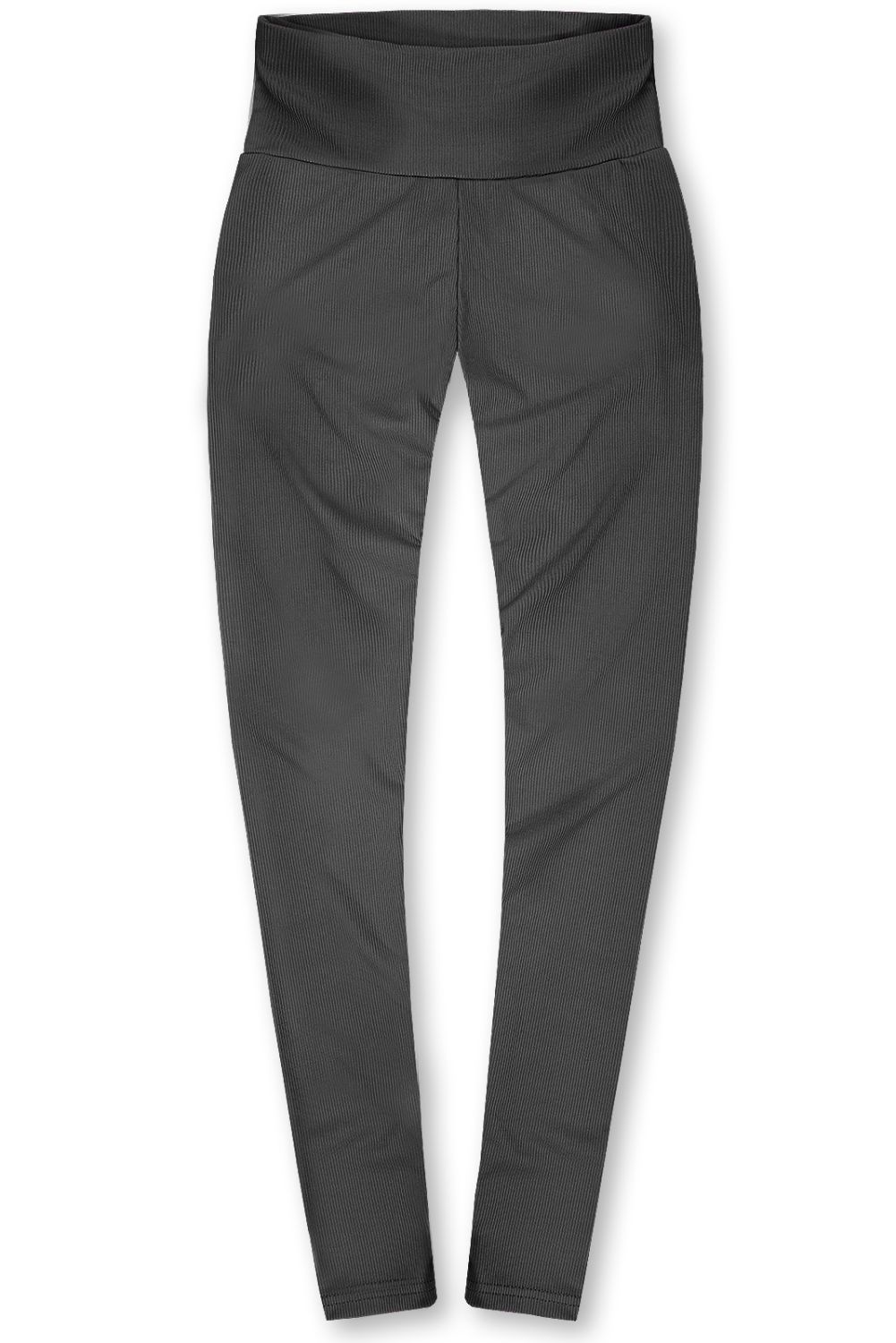 Grafitové vroubkované legíny