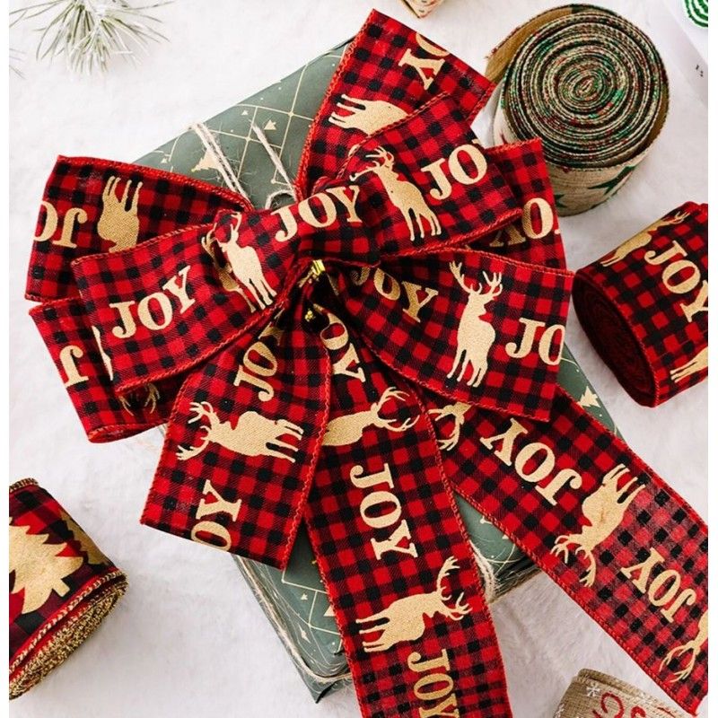 Vánoční stuha JOY 5cm x 5m
