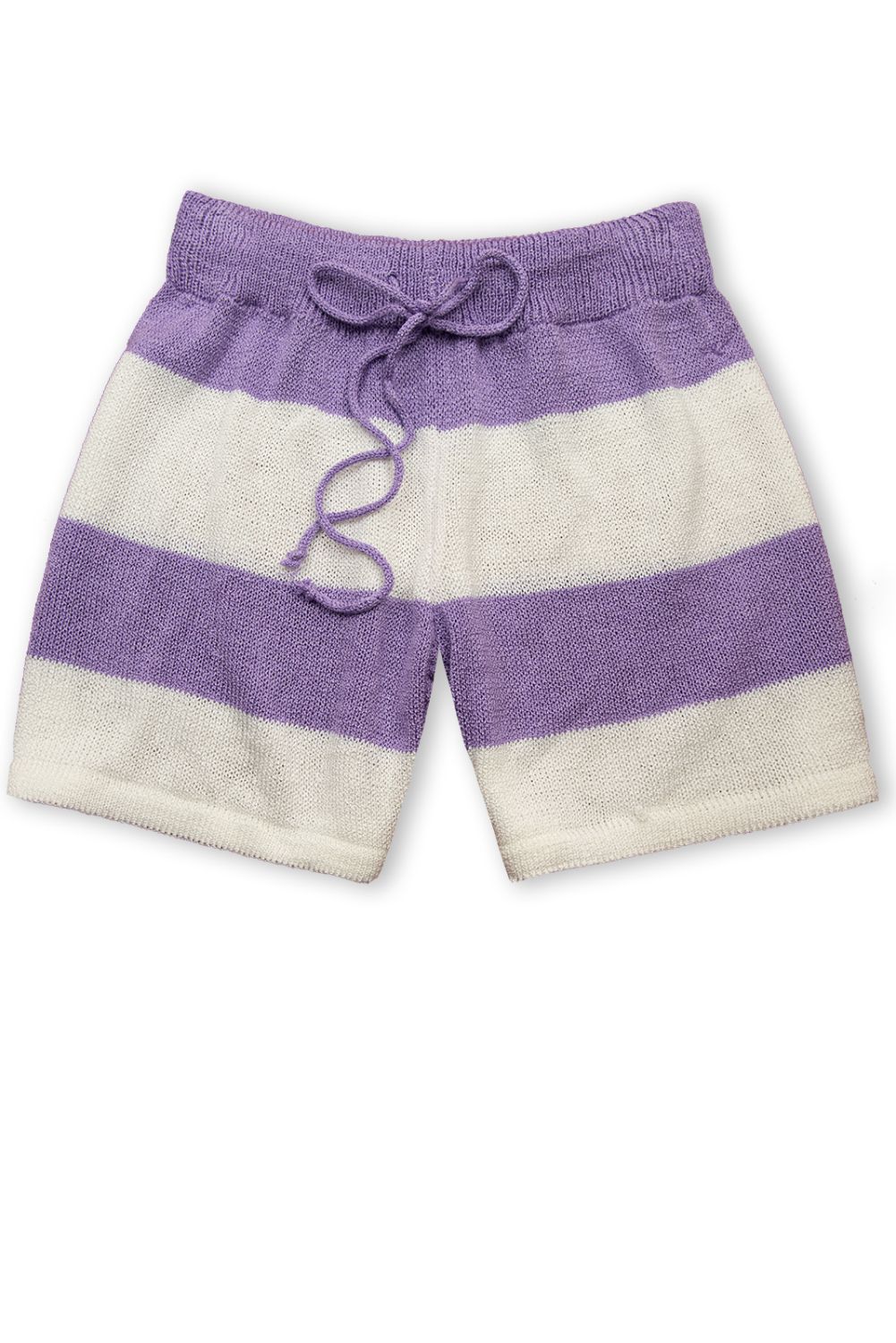 Fialovo-bílý letní komplet