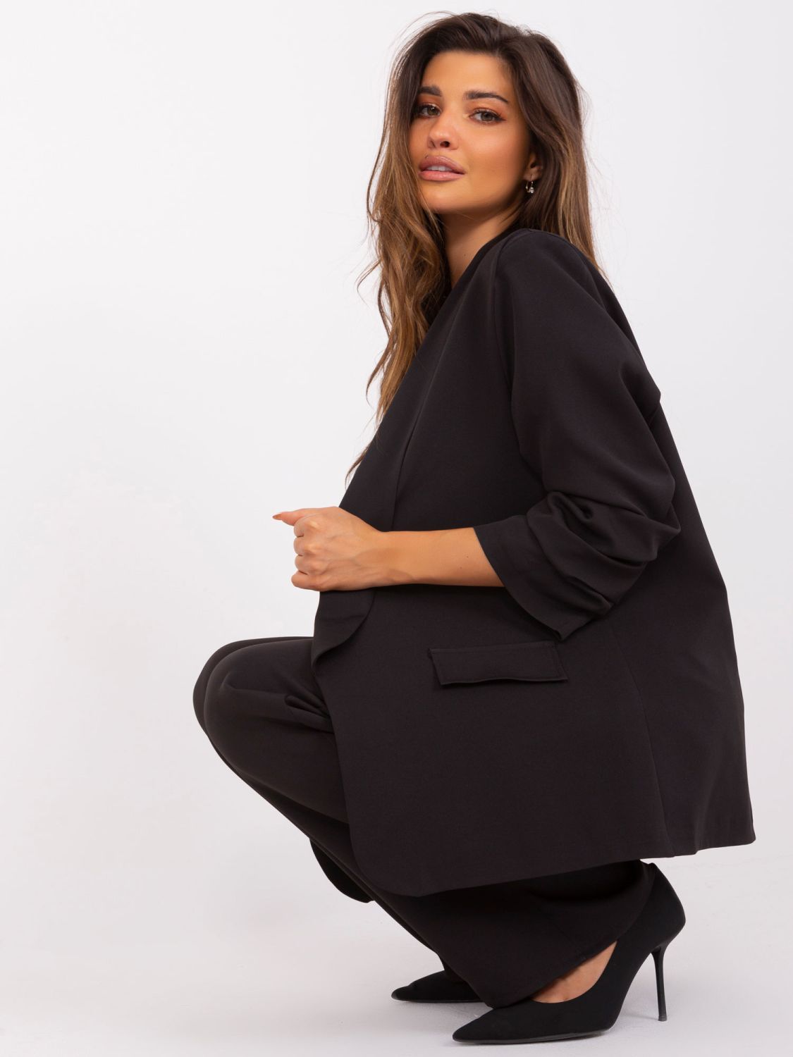 Elegantní černé sako