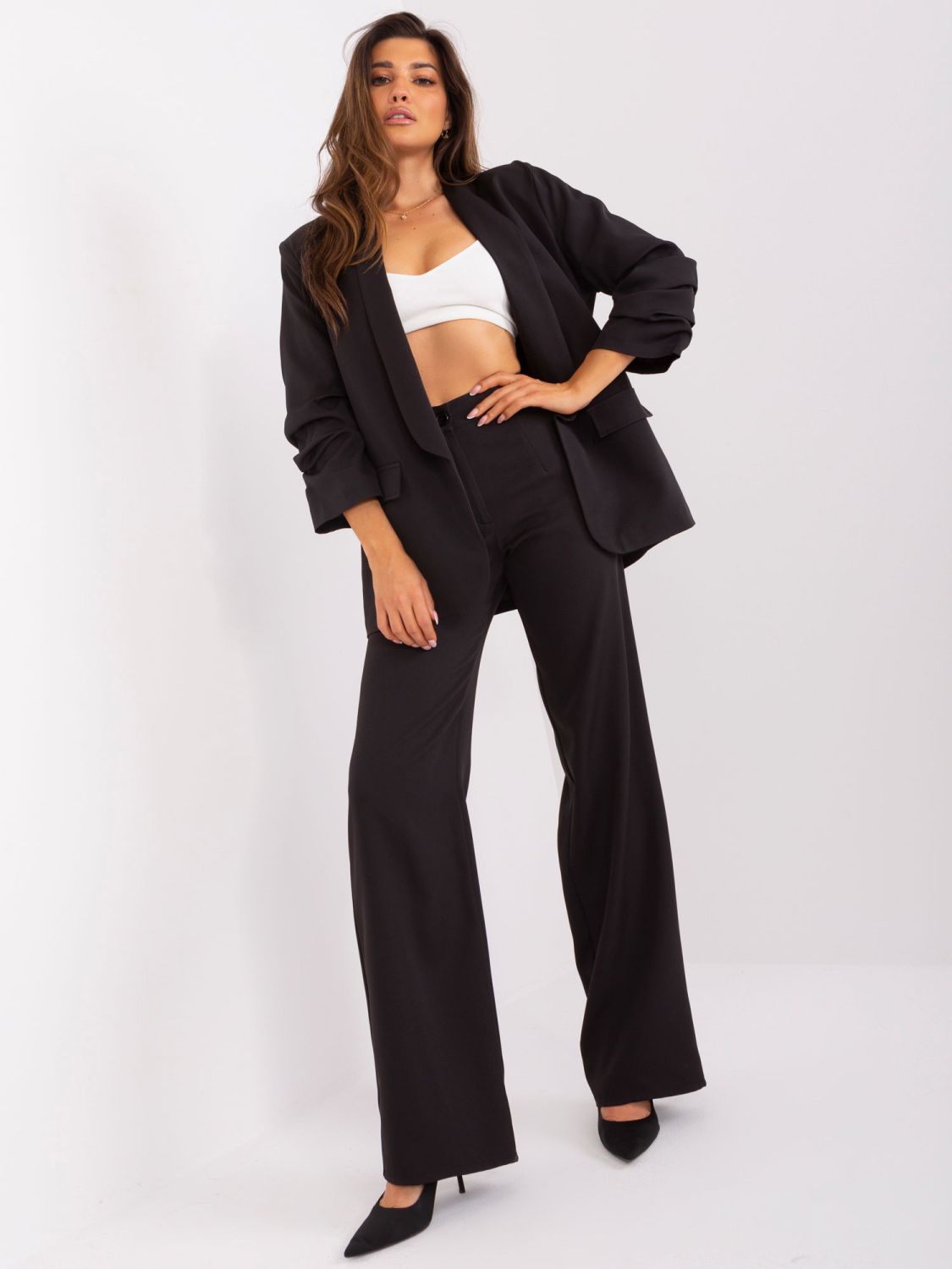 Elegantní černé sako