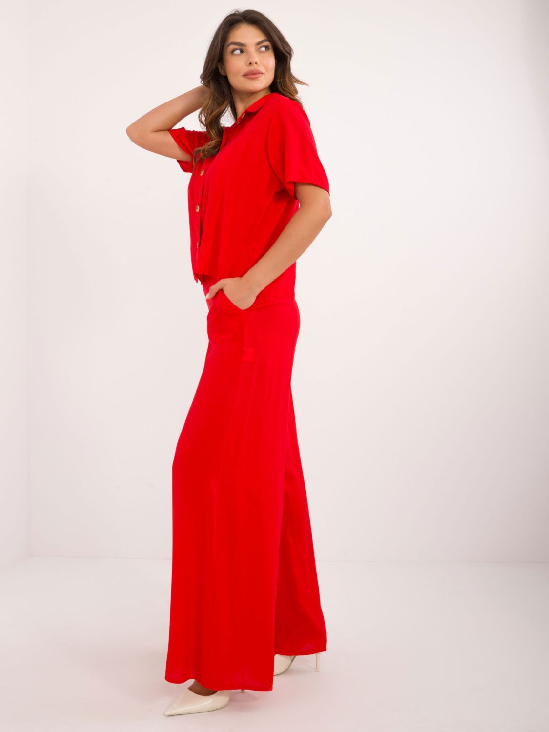 Stylový červený komplet