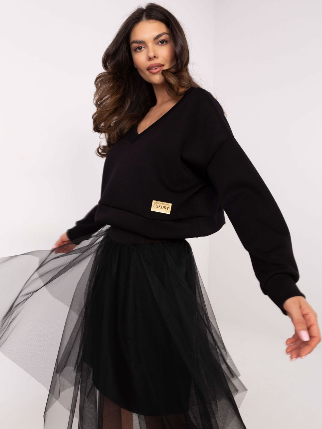 Stylový komplet s dlouhým rukávem