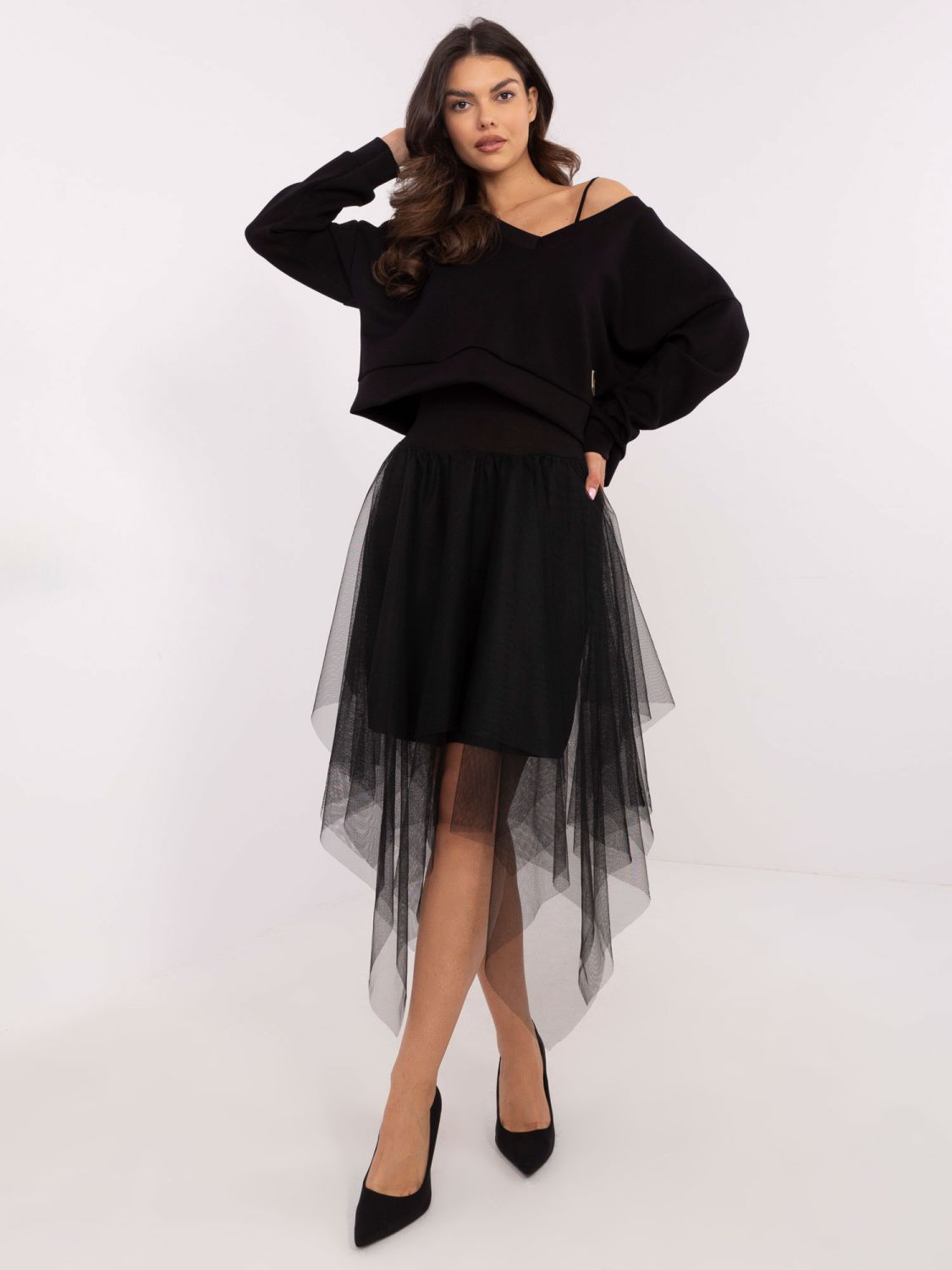 Stylový komplet s dlouhým rukávem