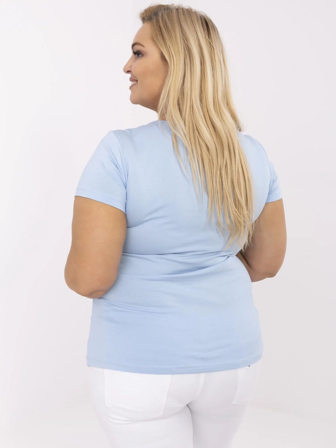 Stylové modré tričko