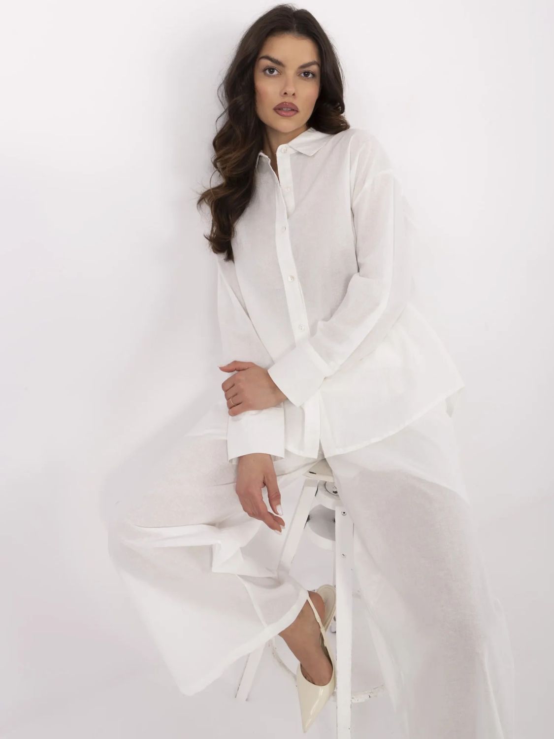 Elegantní komplet v ecru