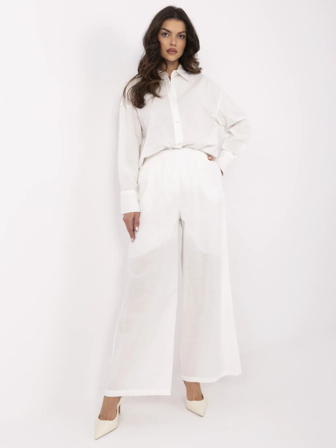 Elegantní komplet v ecru