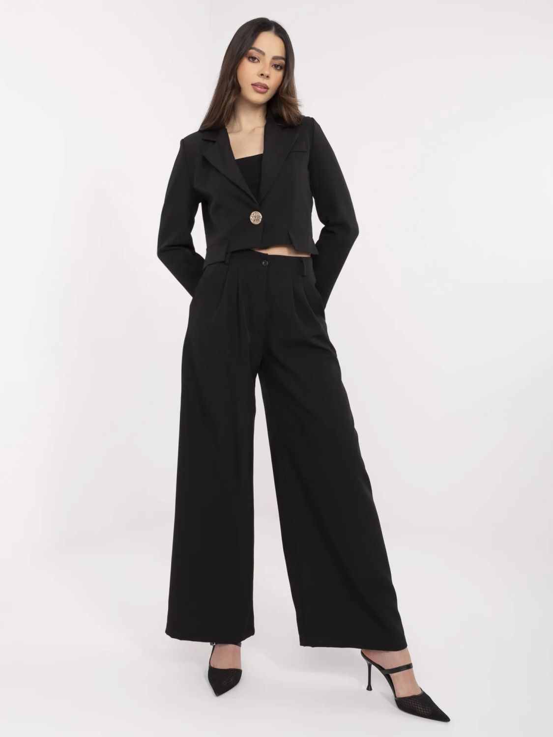 Elegantní komplet s dlouhým rukávem