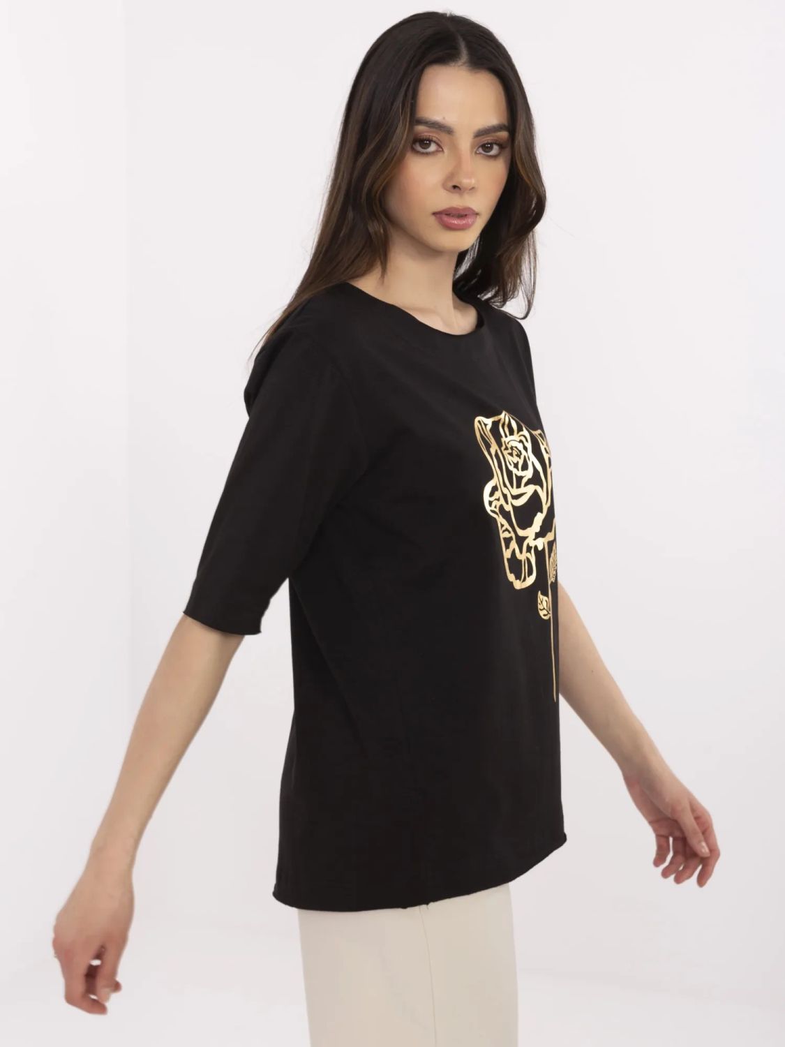 Stylová černá halenka