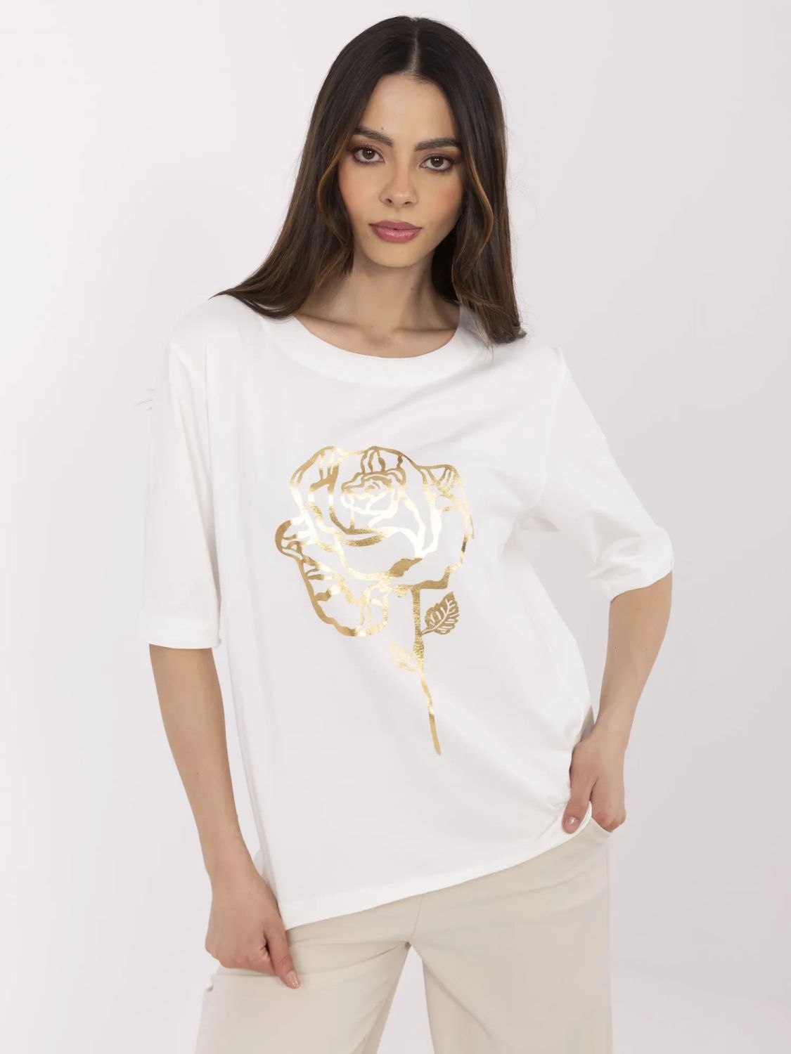 Elegantní halenka ecru