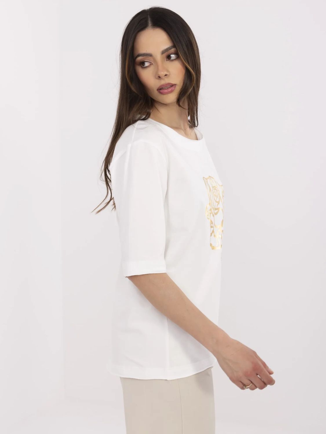 Elegantní halenka ecru