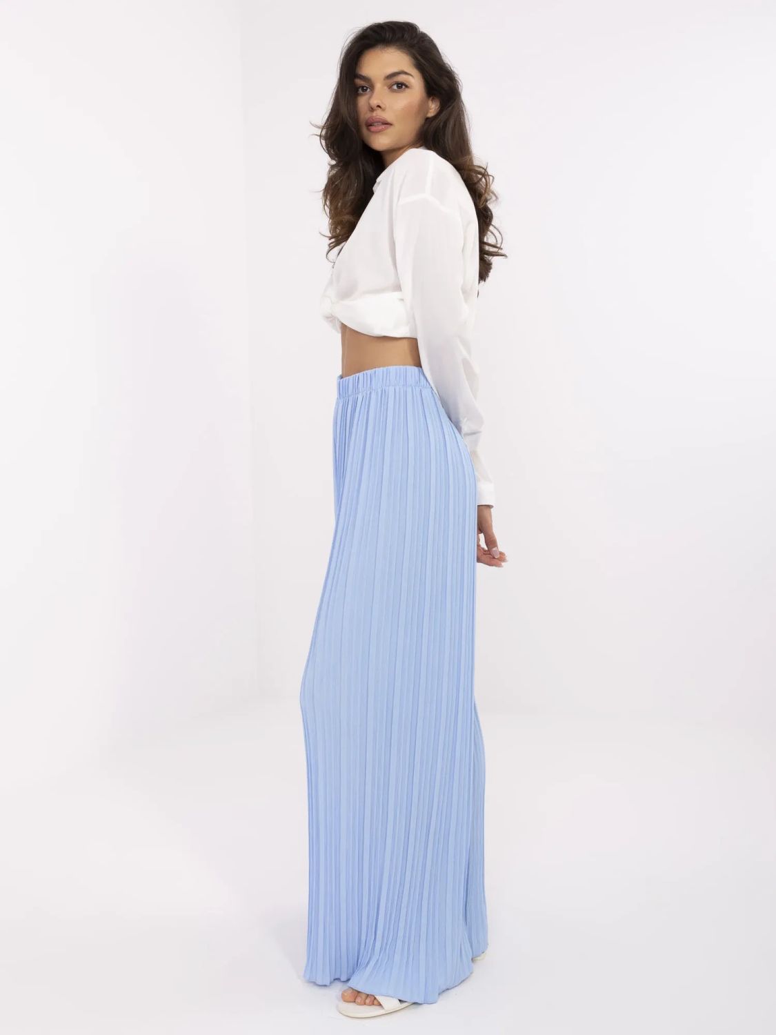 Stylové modré kalhoty