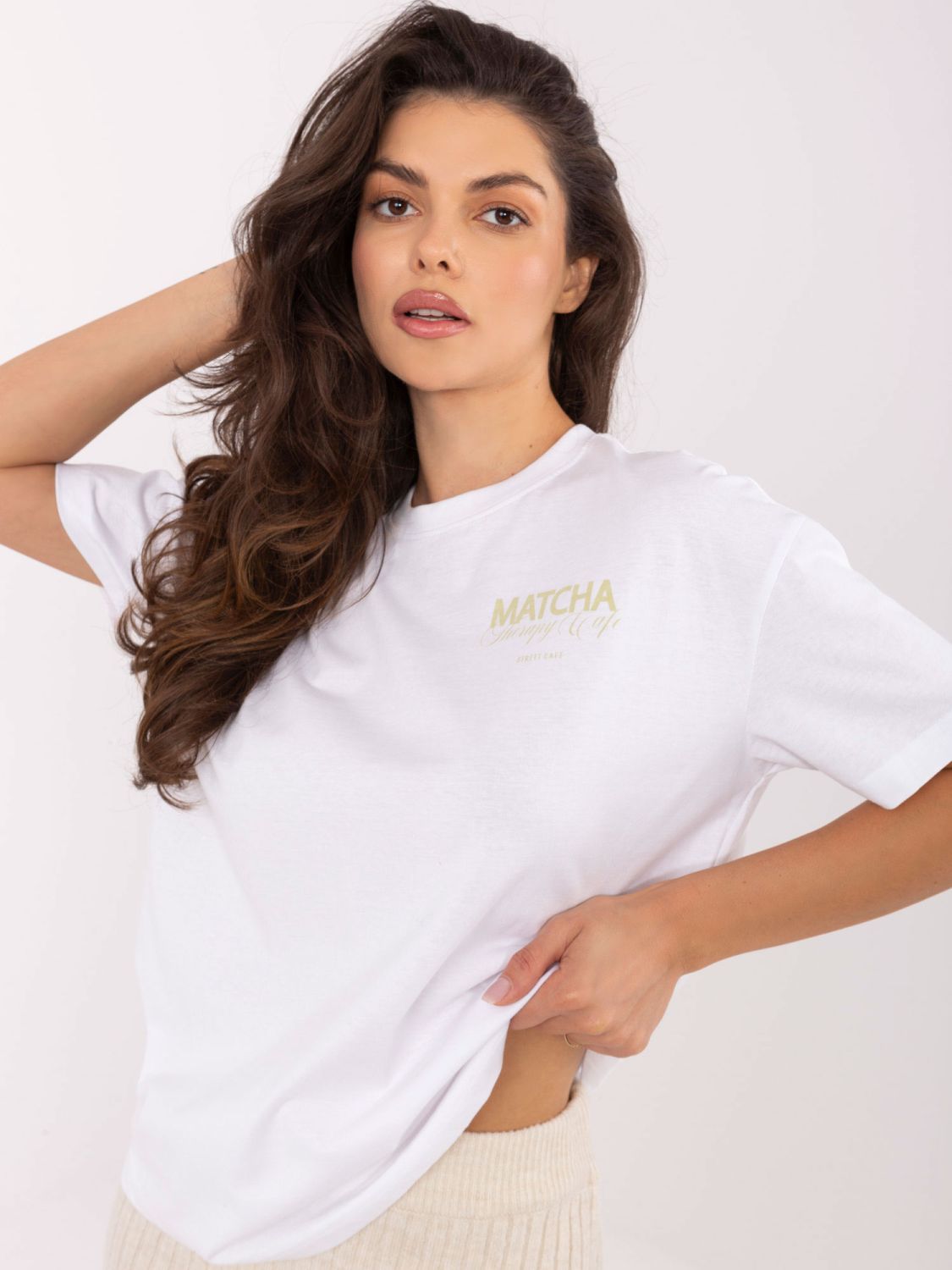 Bílé tričko s potiskem