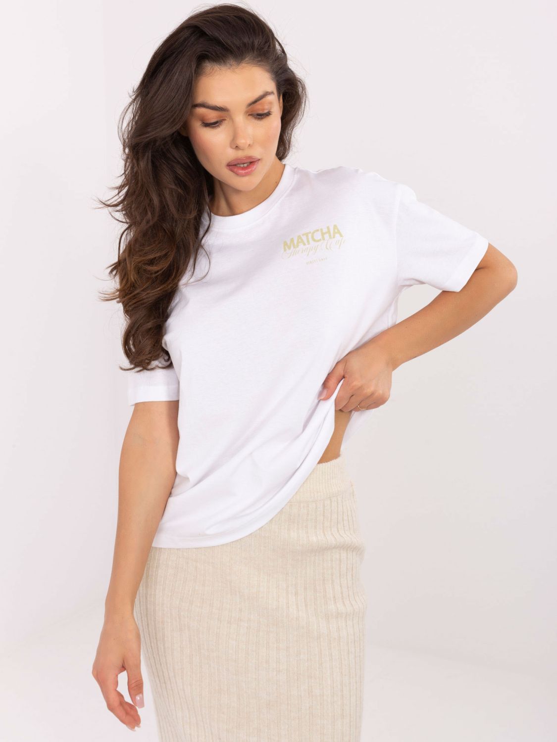 Bílé tričko s potiskem