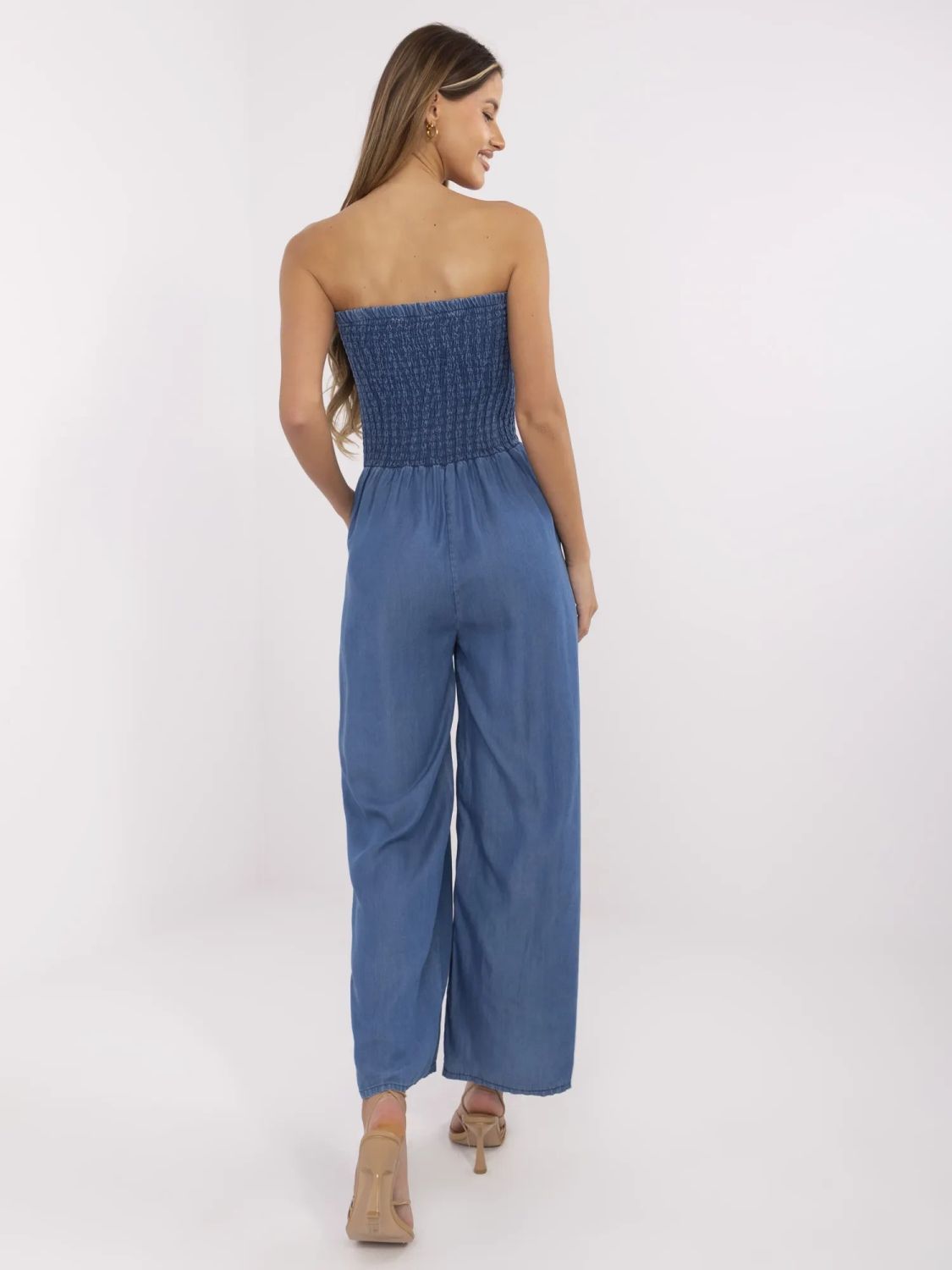 Stylový overal v tmavě modré barvě