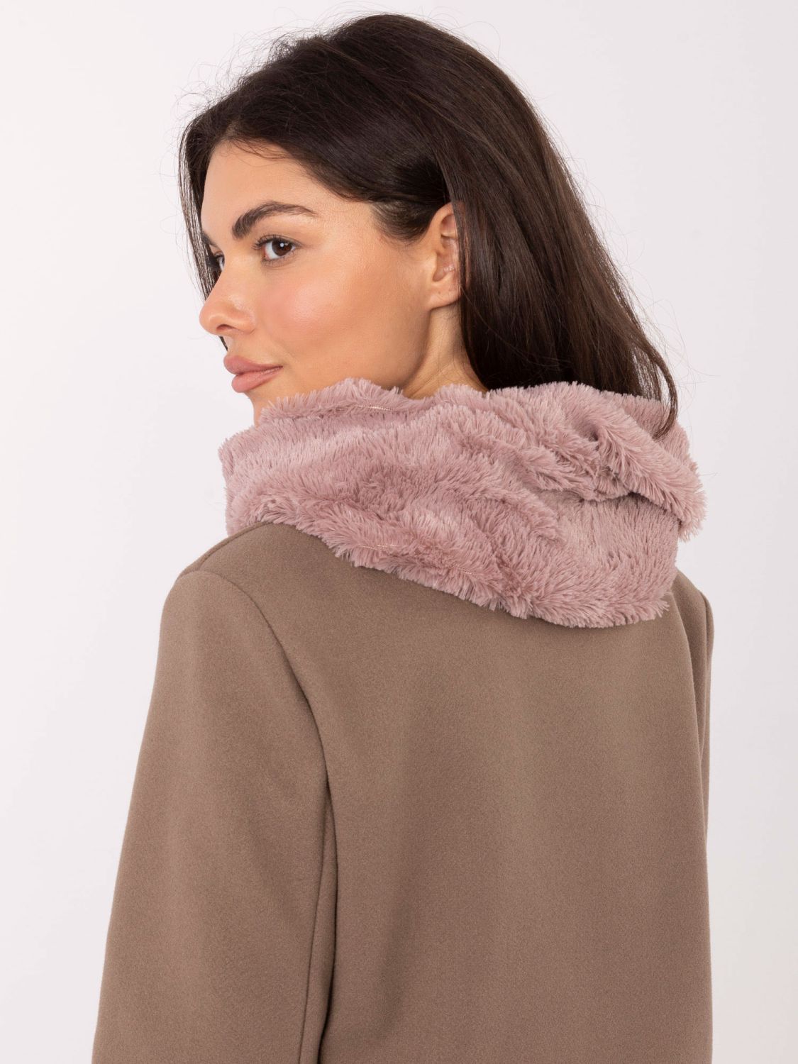 Dámský fialový hladký nákrčník