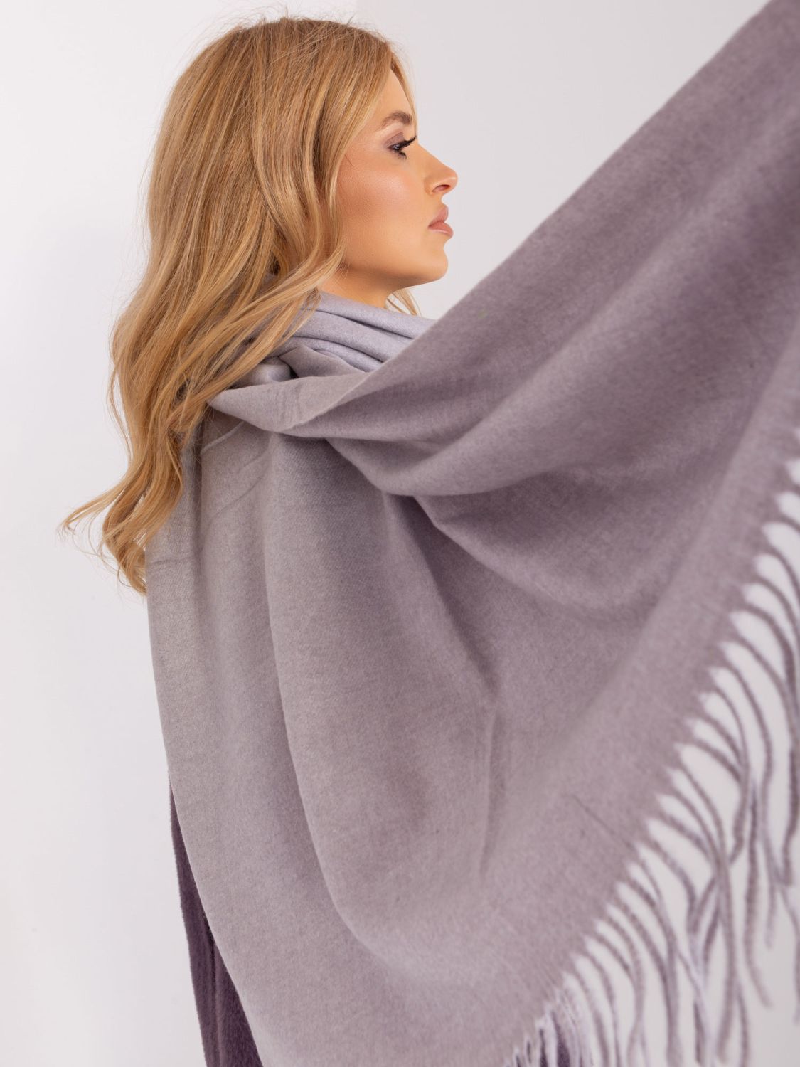 Světle fialová dámska šála