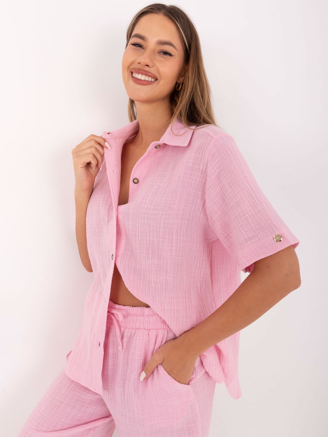 Stylový komplet v růžové