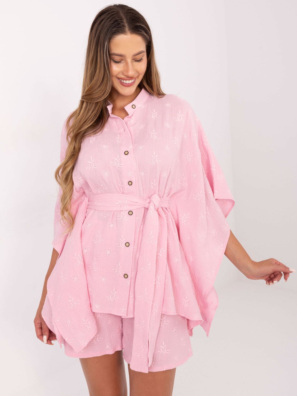 Stylový komplet ve světle růžové