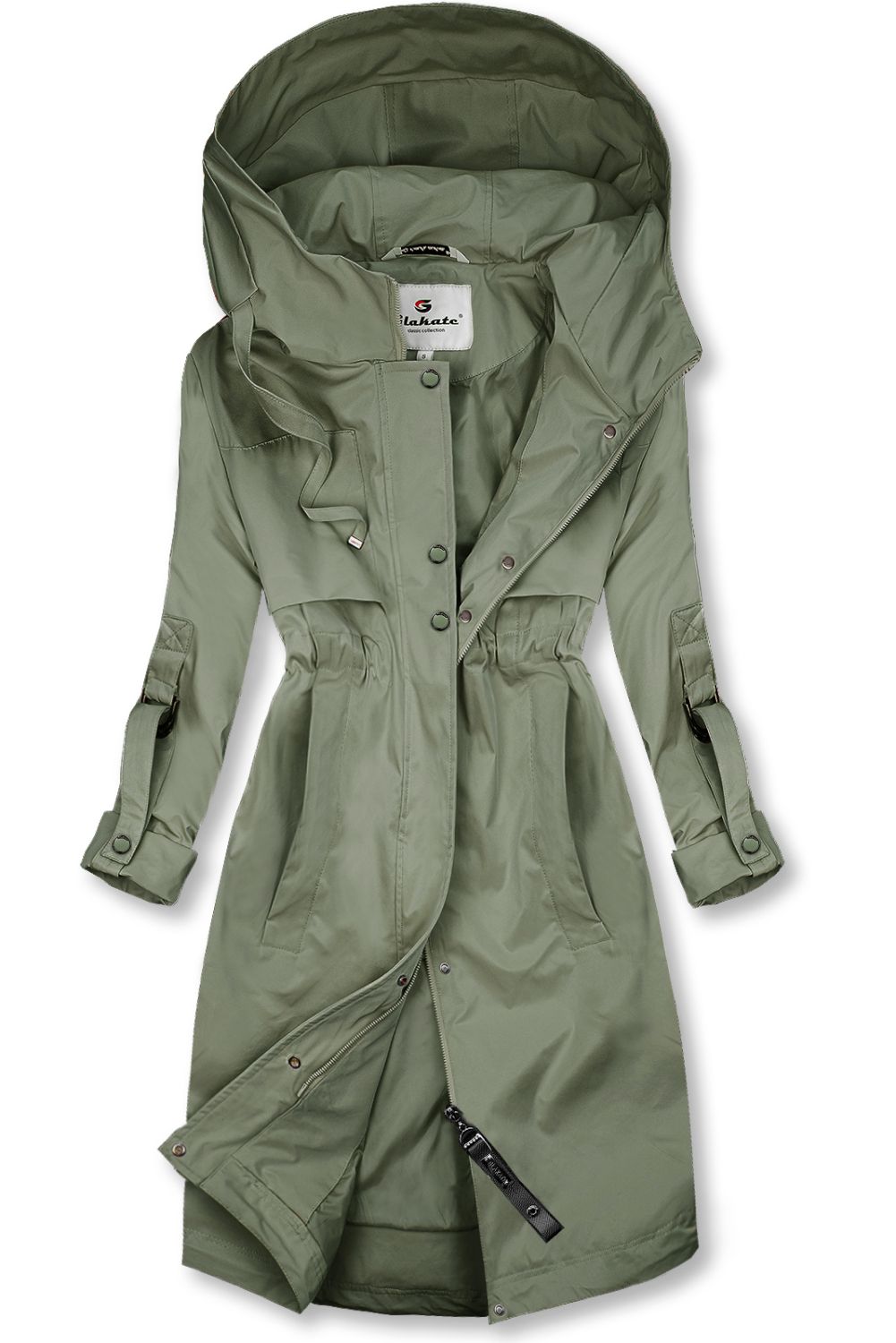 Přechodný plášť zelený