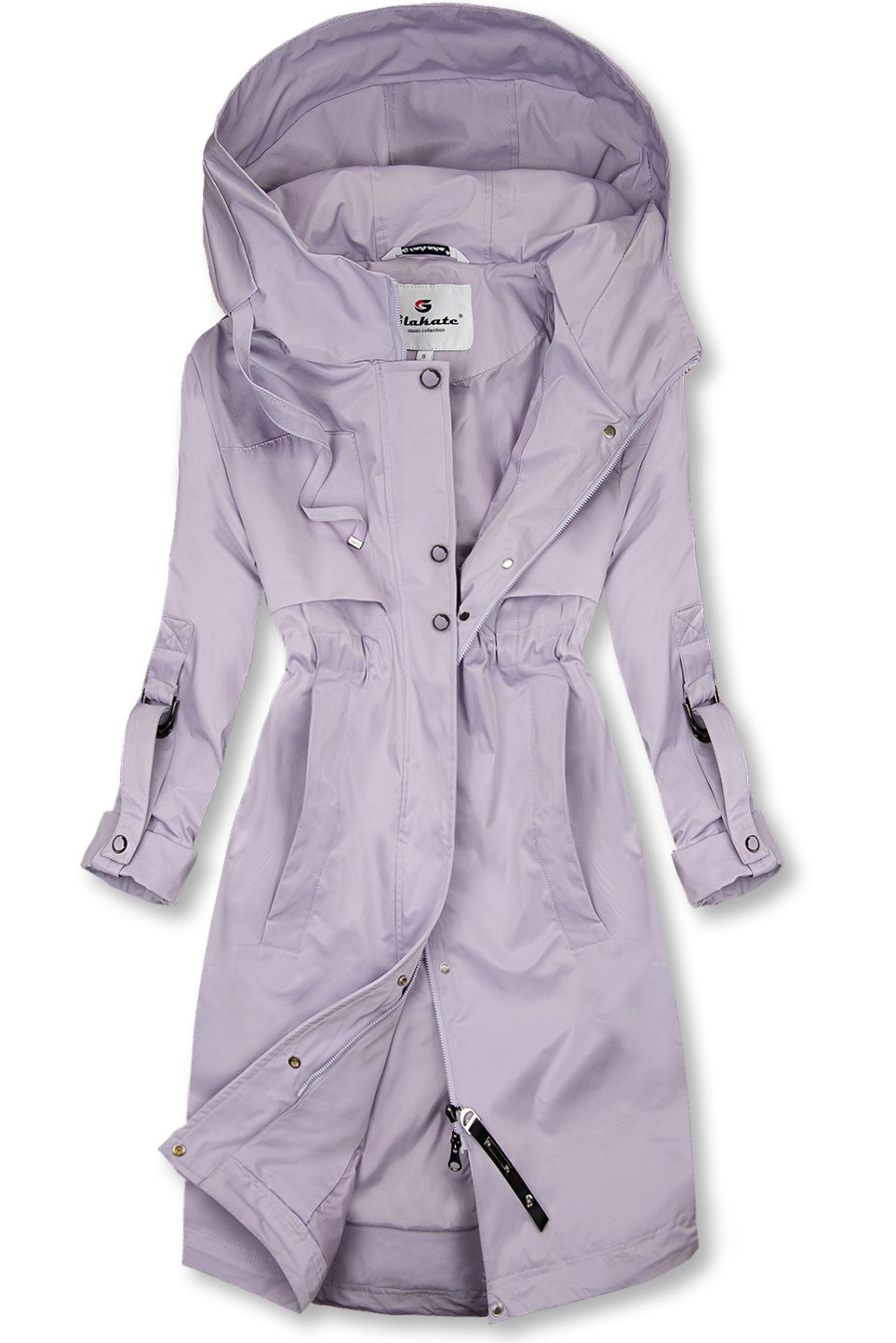 Přechodný plášť lila