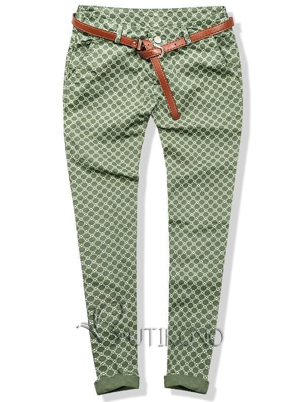 Zelené kalhoty 102-10