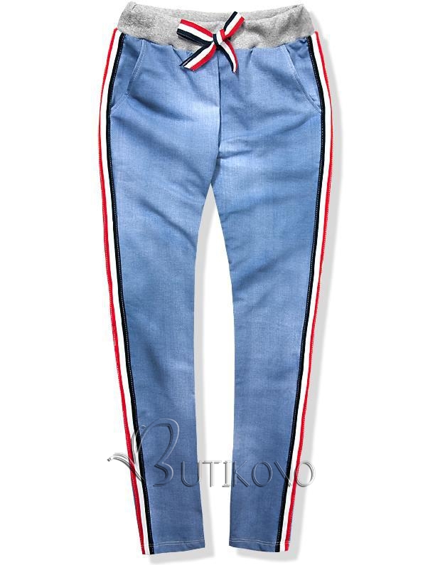Jeans modré kalhoty 9620