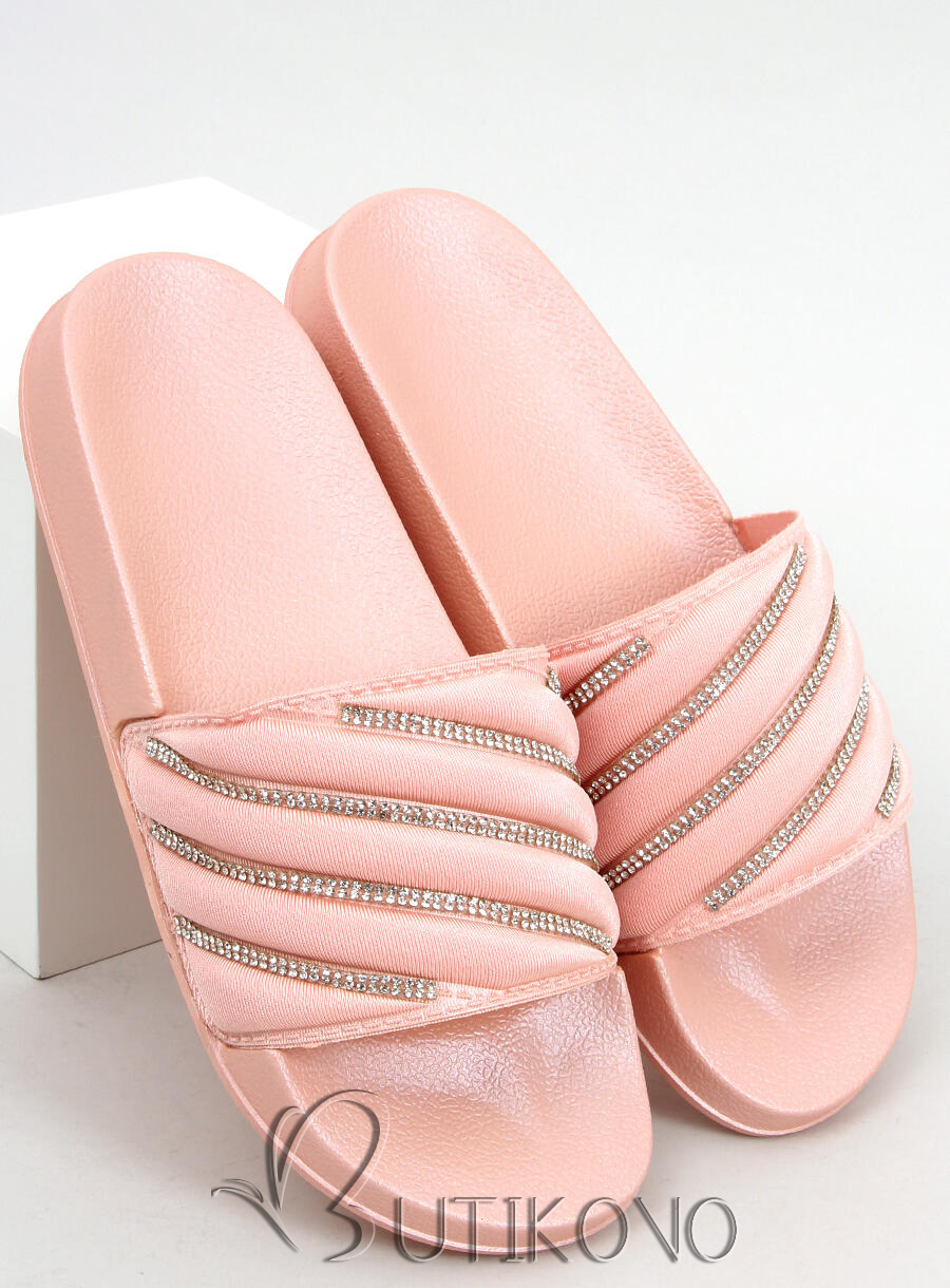 Dámské růžové pantofle