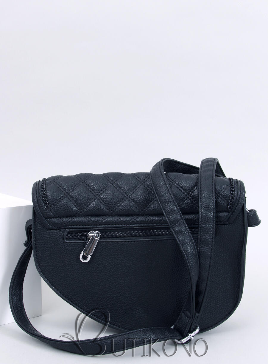 Černá kabelka v prošívaném designu