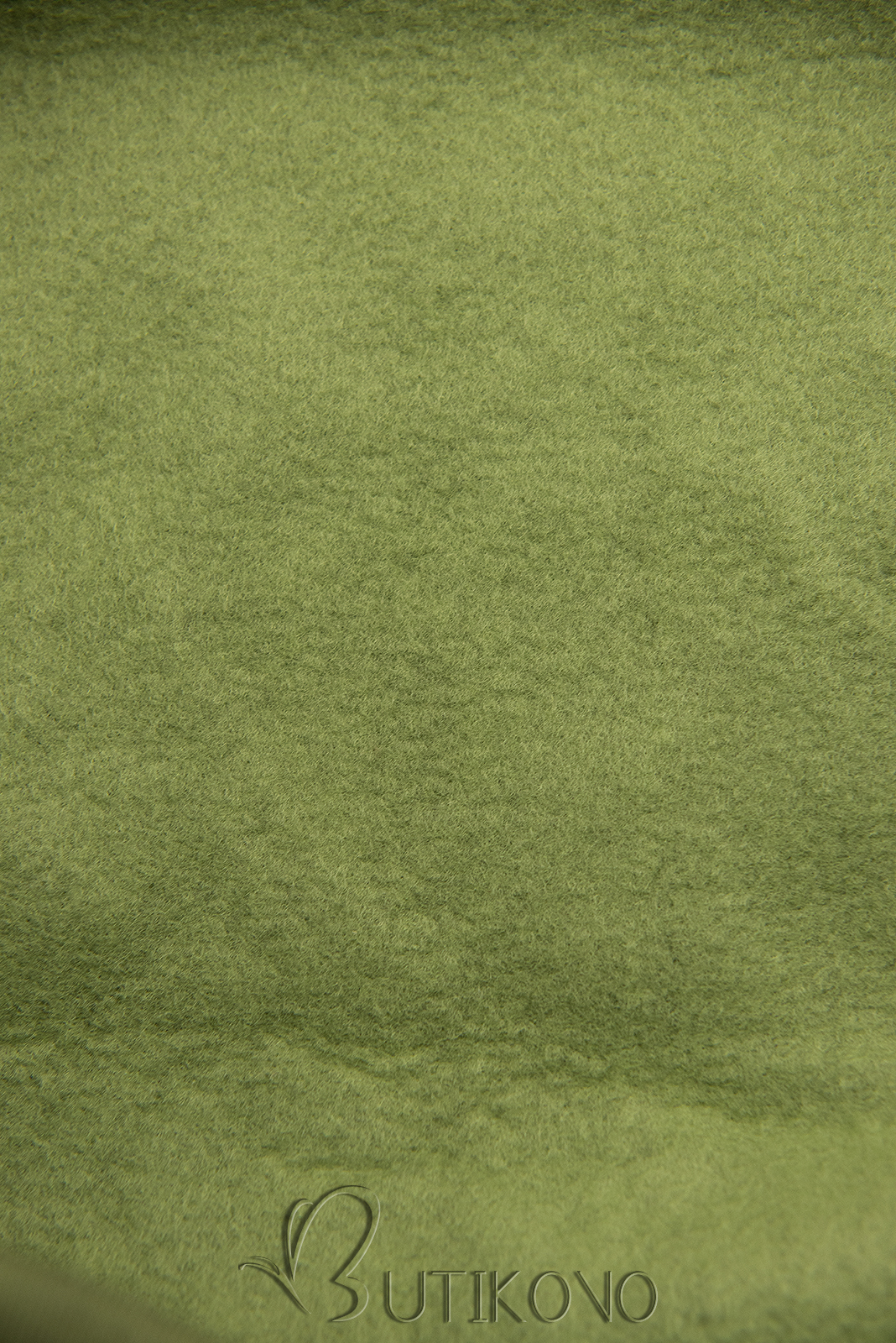 Zelená mikina s oblékáním přes hlavu