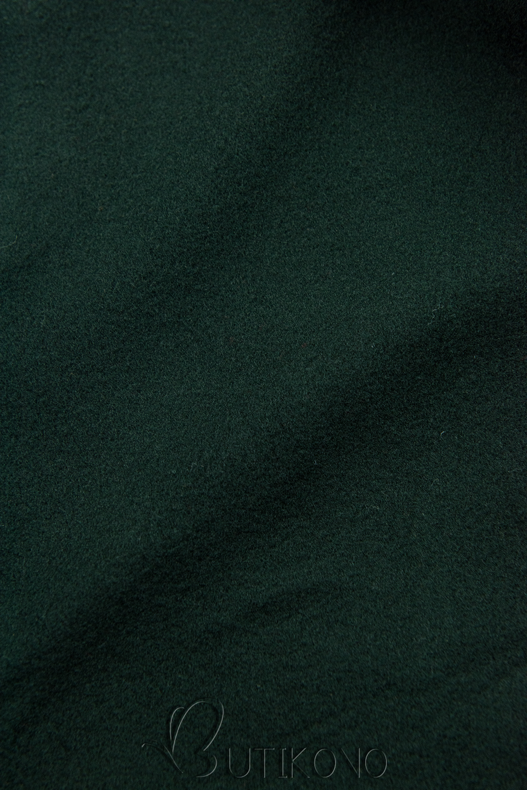 Smaragdově zelená dlouhá mikina s kapucí