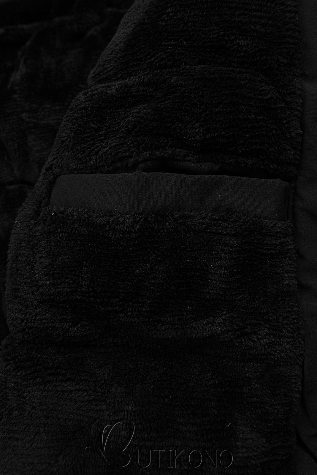 Chlapecká zimní bunda černá/khaki