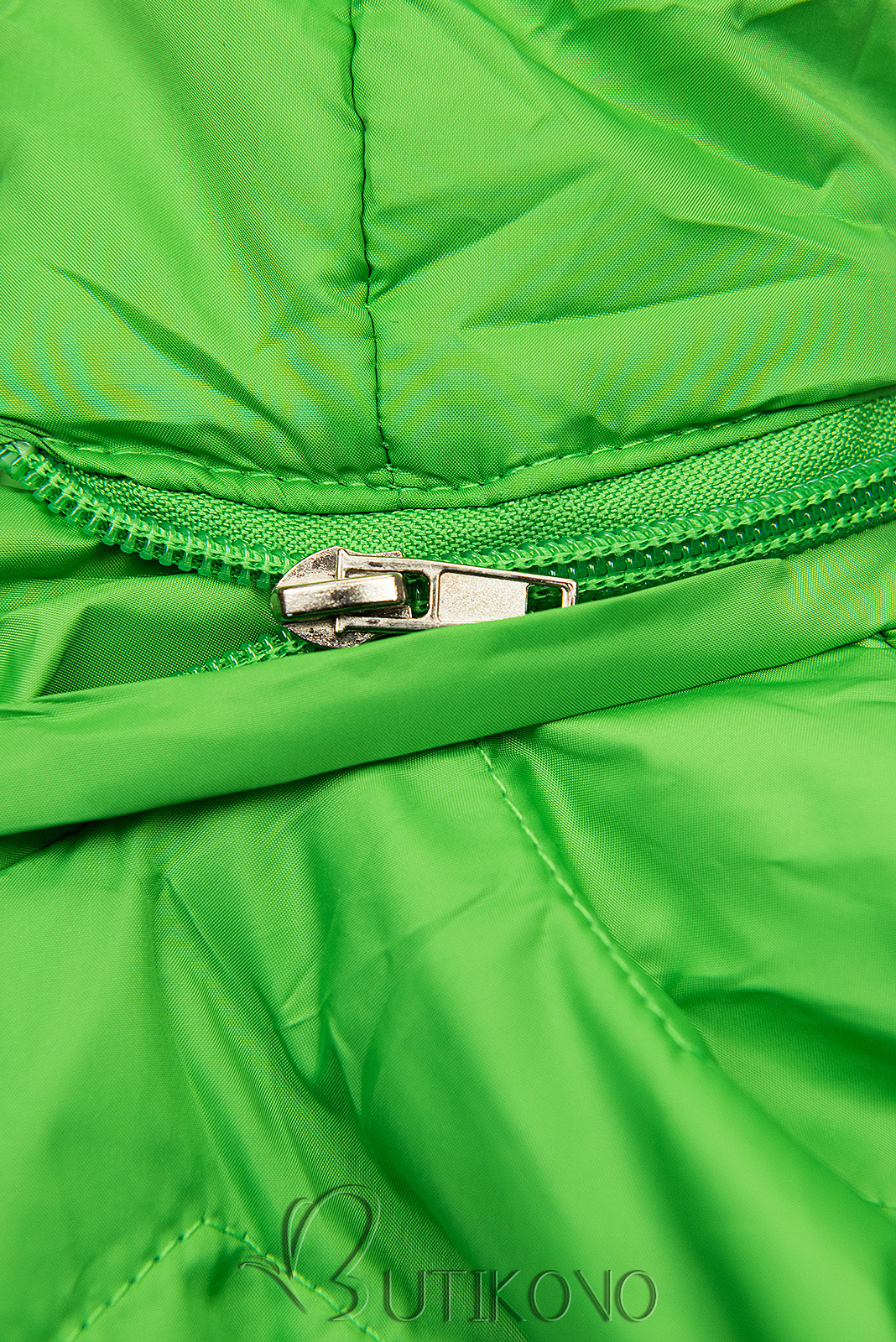 Zelená přechodná bunda FASHION