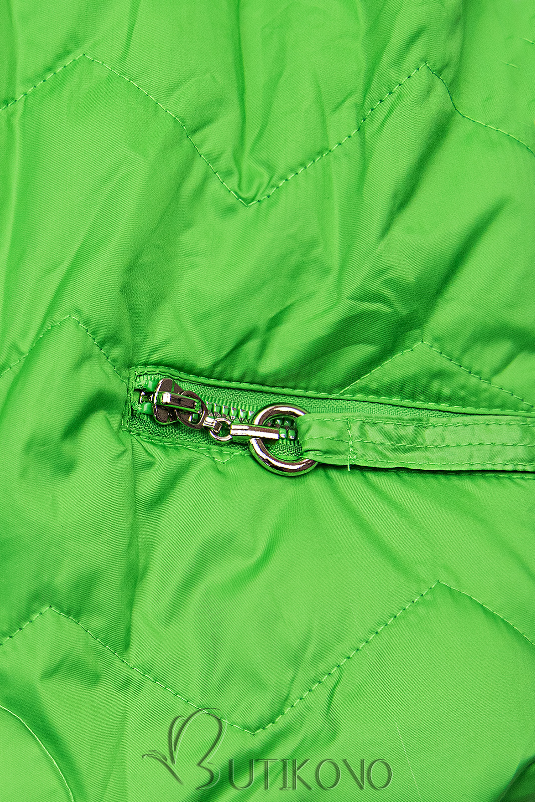 Zelená přechodná bunda FASHION