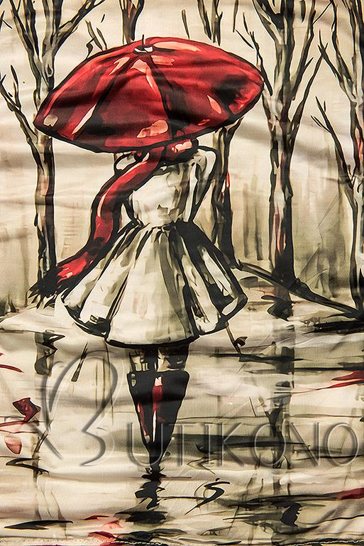 Červené šaty Umbrella