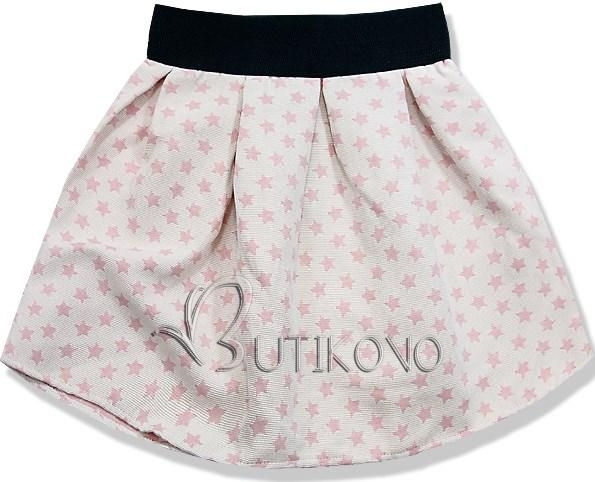 Růžová sukně hvězdičky S2018