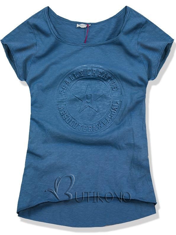 Tmavě modré tričko 1657-2