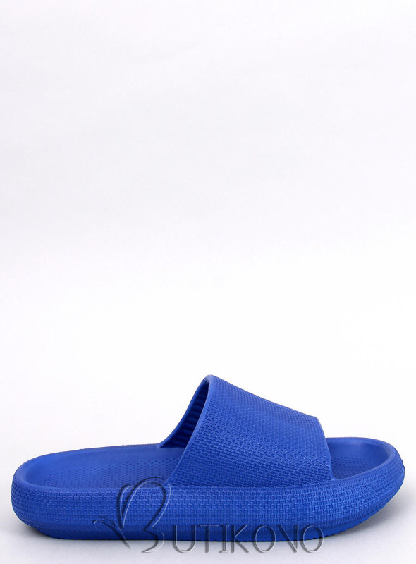 Dámské gumové pantofle královská modrá