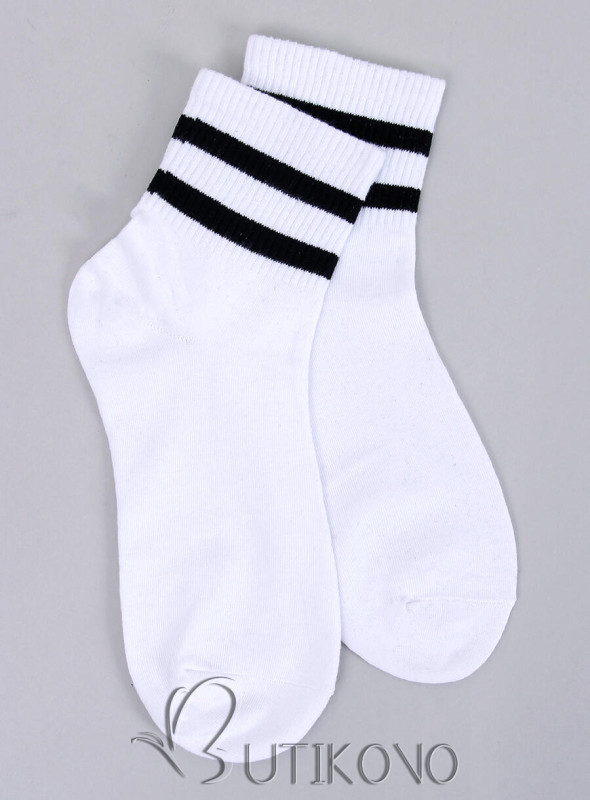 Dámské ponožky s proužky - set 3 kusů
