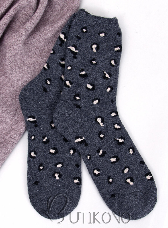 Dámské ponožky s leopardím vzorem 4 - 3 páry