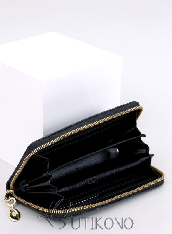 Dámská peněženka se vzorem černá