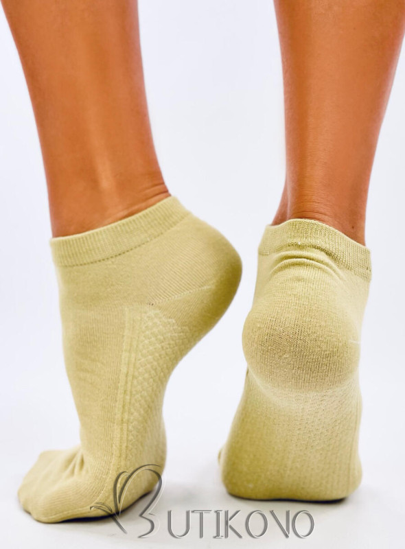 Bavlněné ponožky zelené