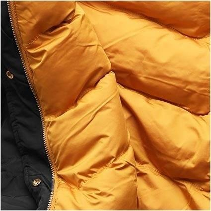 Černo/žlutá oboustranná zimní bunda