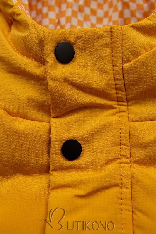 Žlutá zimní bunda HELLO