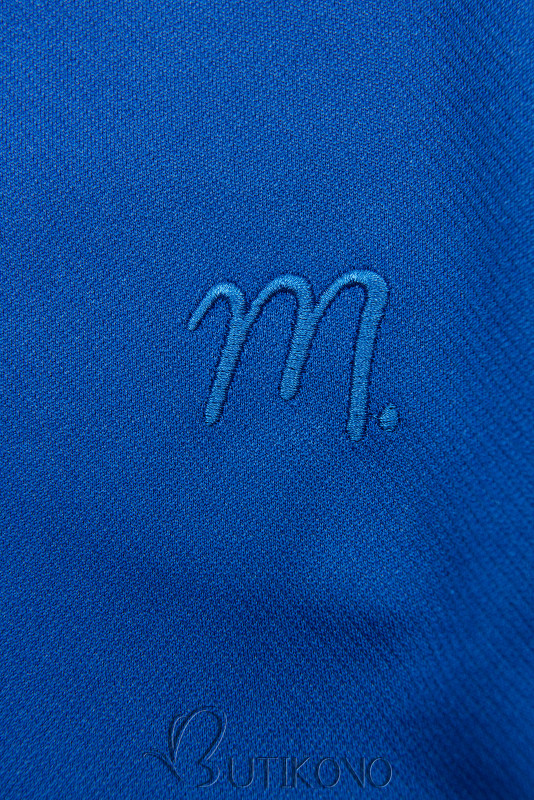 Kobaltově modré sportovní kalhoty s kapsami