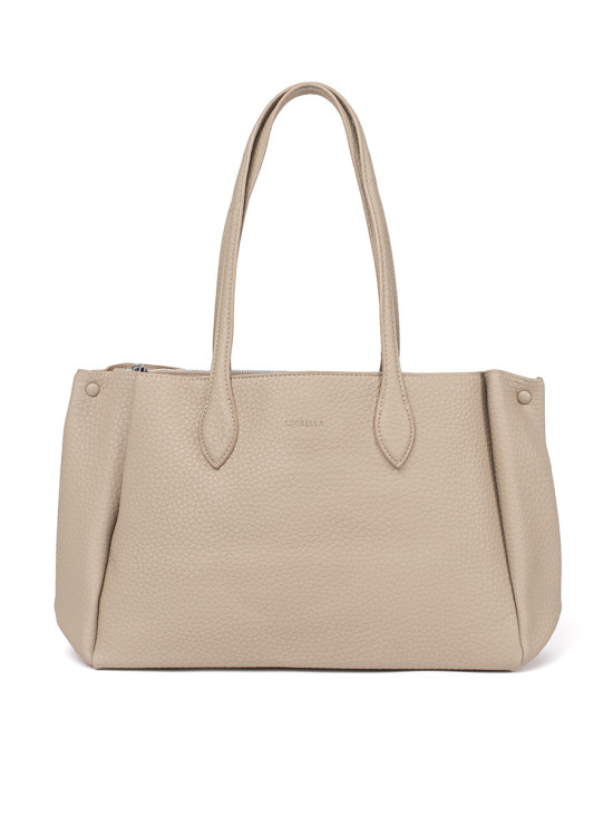 Béžová taška typu shopper